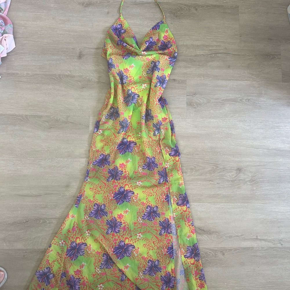 NAPHTALIA DRESS - HIBISCUS - Picture 3 of 5